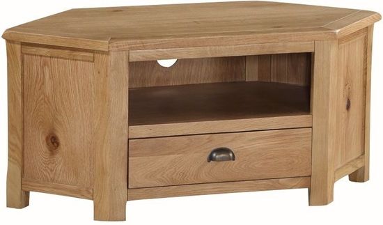 Kilmore Oak 1 Drawer Corner TV Unit