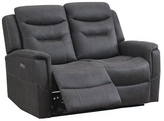 Harrogate Grey Fabric 2 Seater Recliner Sofa