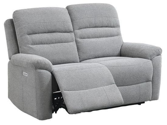 Belford Grey Fabric 2 Seater Recliner Sofa
