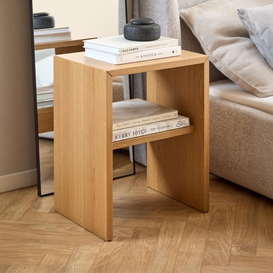 Arlon Oak Small Bedside Table