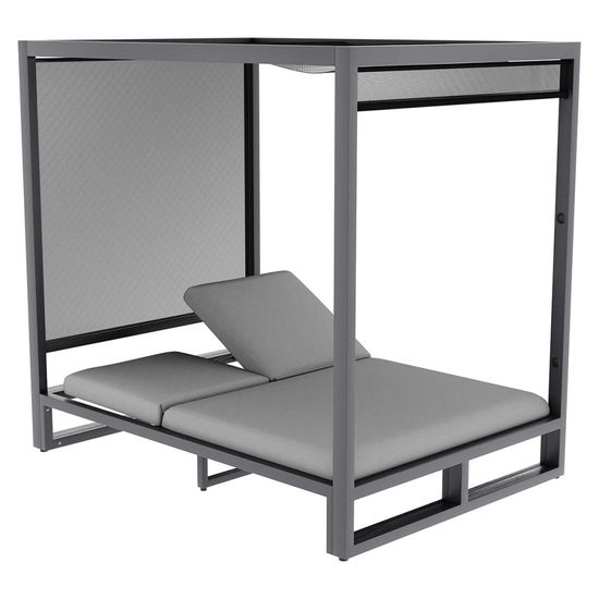 Maze Allure Flanelle Cabana Double Garden Sunlounger