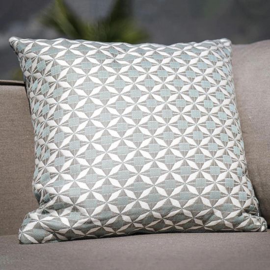Maze Mosaic Blue Scatter Cushion (Pack of 2)