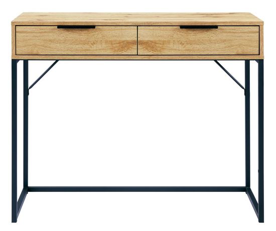 Bali Oak 2 Drawer Dressing Table