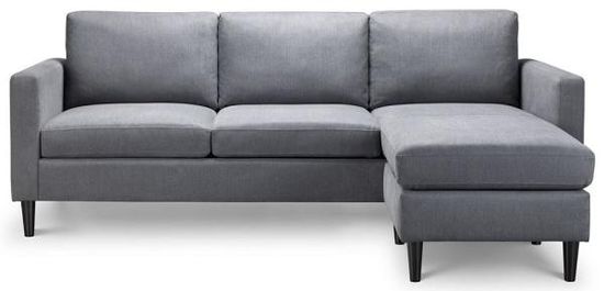 Marant Grey Fabric Corner Sofa