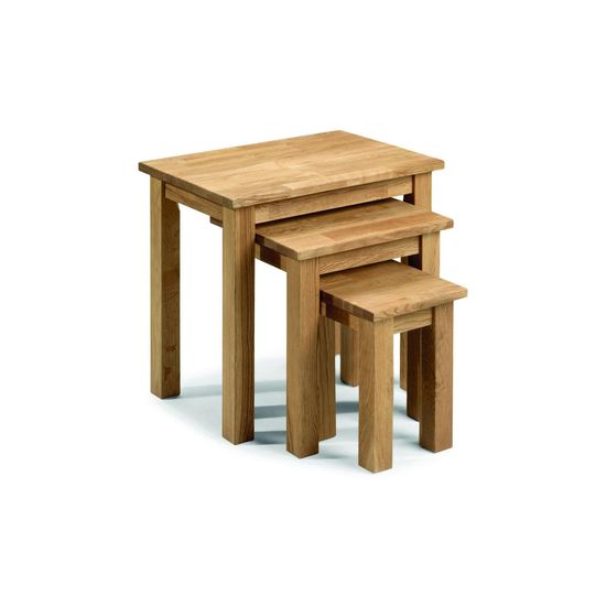 Coxmoor Oak Nest of 3 Tables