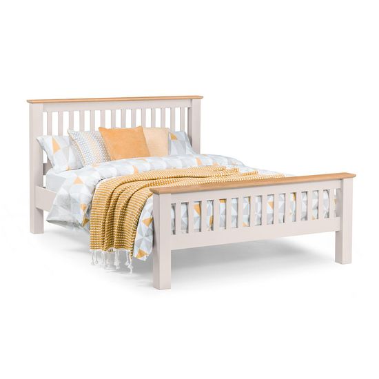 Richmond Grey Slatted Bed - Sizes Available