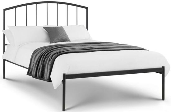 Onyx Grey Metal Frame Bed - Sizes Available