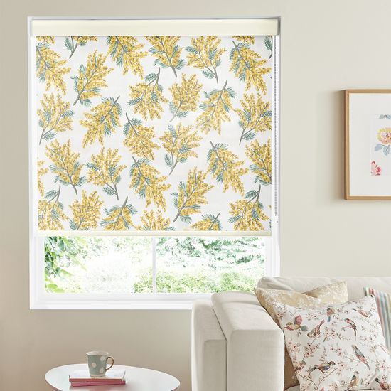 Cath Kidston Mimosa Flower Citrine Roller Blind