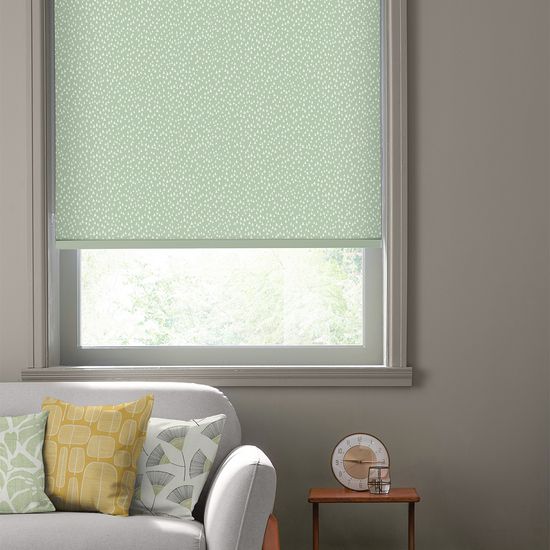 MissPrint Chimes Pistachio Roller Blind