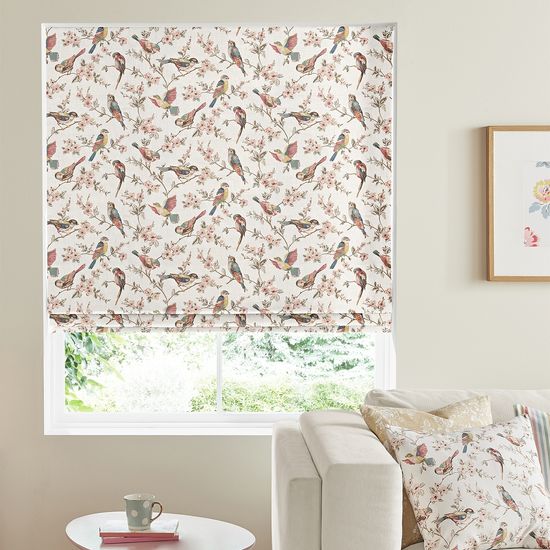 Cath Kidston British Birds Pastels Roman Blind