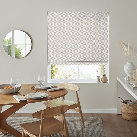 Pierre Graphite Roman Blind