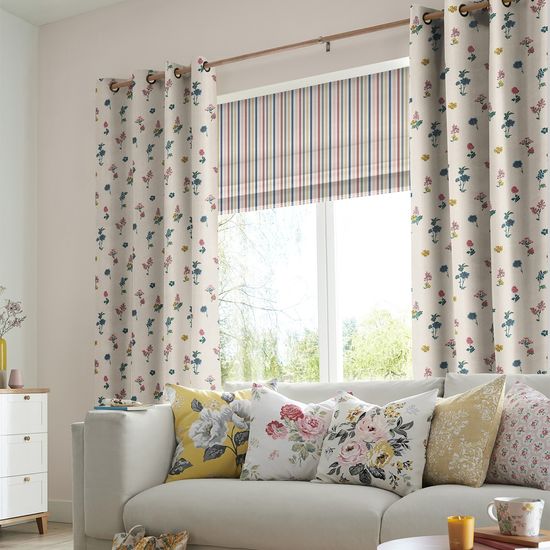 Cath Kidston Sprig Twilight Multi Curtain