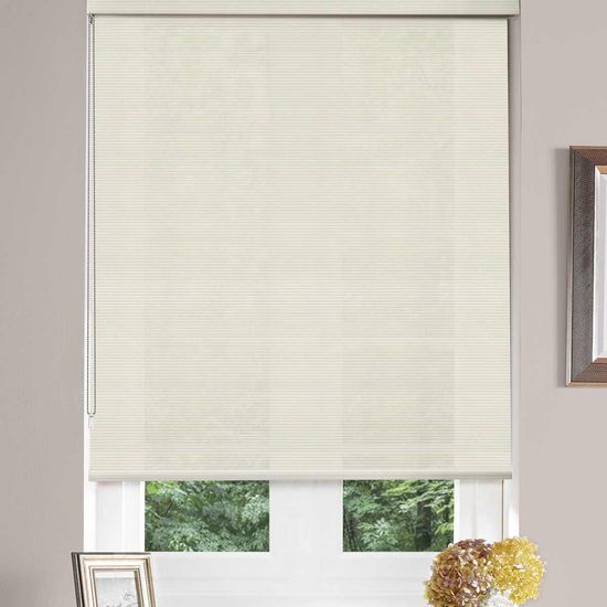Pinstripes Butterscotch Roller Blind