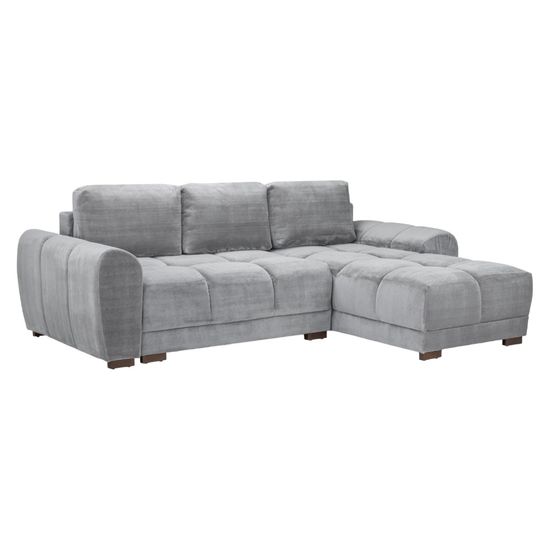 Azzuro Grey Universal Corner Sofabed with Storage