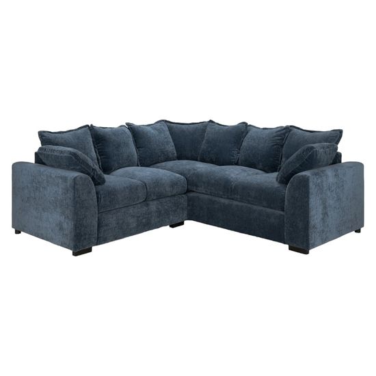 Colbee Blue Large Corner Sofa
