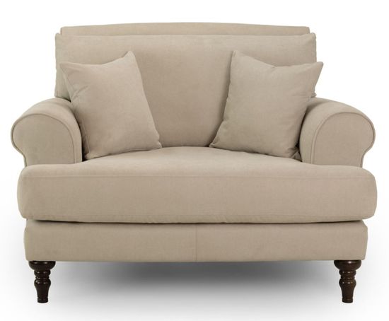 Summer Beige Fabric Armchair
