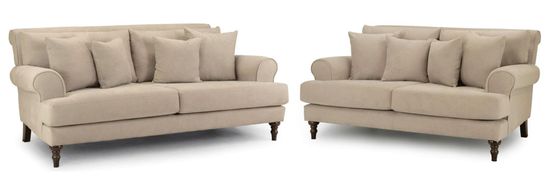 Summer Beige Fabric 3+2 Seater Sofa
