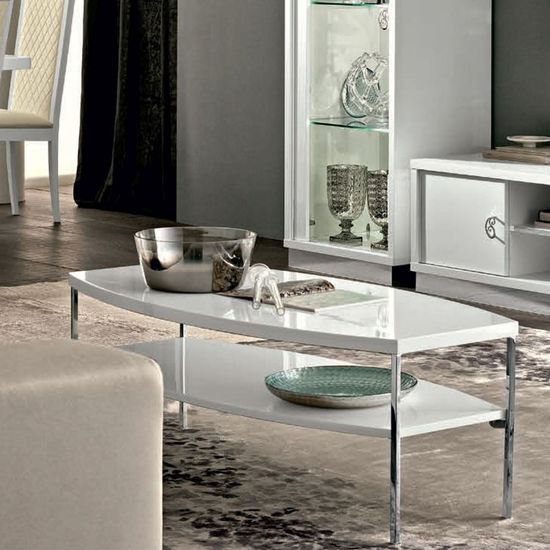 Modum Roma White Italian Coffee Table