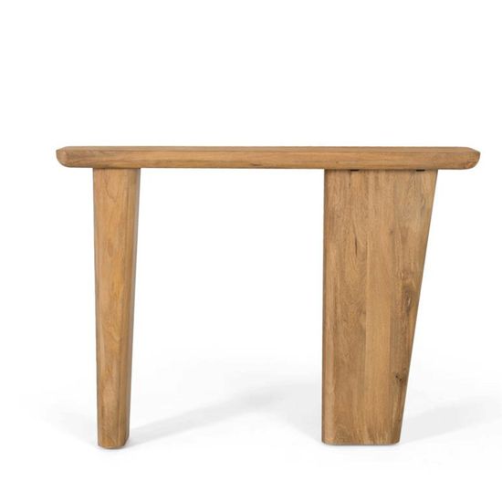 Wrenley Natural Mango Wood Console Table 