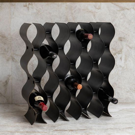 Libra Stamford Vintage Bronze 18 Bottle Wine Rack