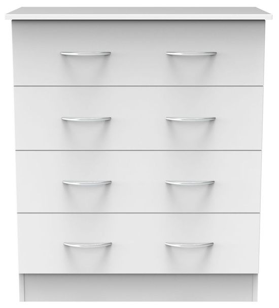 Avon White 4 Drawer Chest
