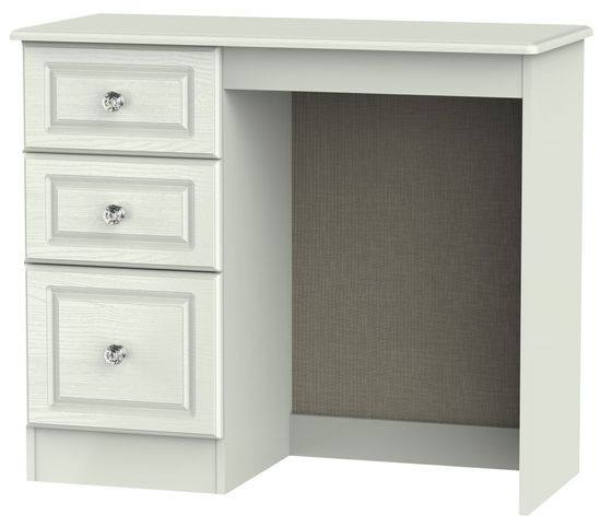 Crystal Cashmere 3 Drawer Single Dressing Table