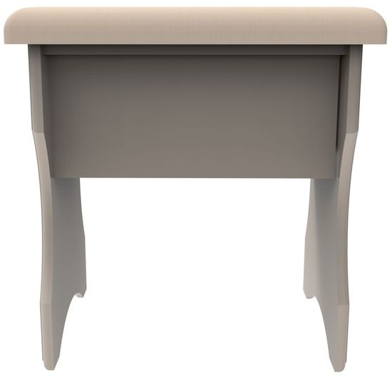 Haworth Cashmere Padded Dressing Stool