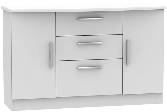 Knightsbridge Grey Medium Sideboard - 2 Doors