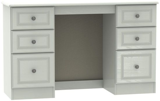 Pembroke Cashmere 6 Drawer Double Dressing Table
