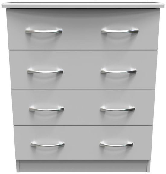 Eve Grey 4 Drawer Chest