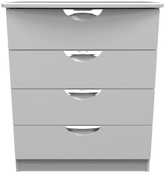 Flora Grey Ash 4 Drawer Chest