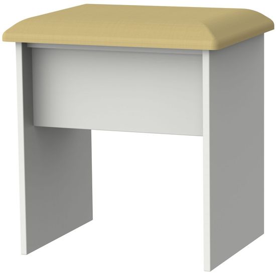 Camden Grey Padded Dressing Stool