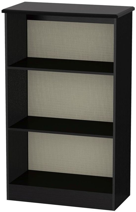 Knightsbridge Black Bookcase