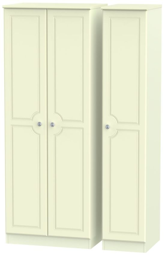 Pembroke Cream 3 Door Tall Triple Wardrobe