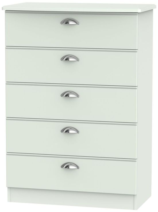 Victoria Grey 5 Drawer Chest