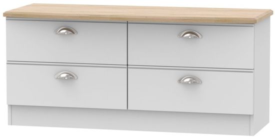 Victoria Grey and Riviera Oak Bed Box
