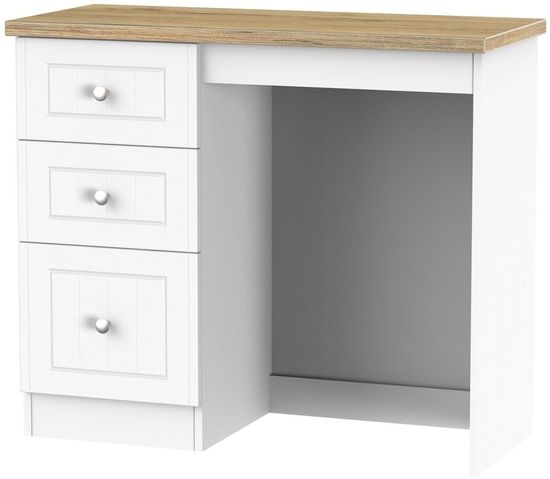 Vienna Porcelain 3 Drawer Single Dressing Table