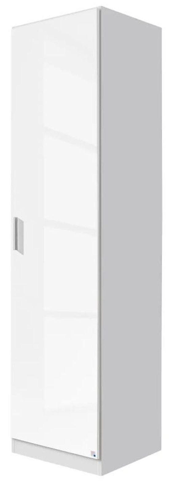 Rauch Celle 47cm White Gloss Wardrobe - RH Door