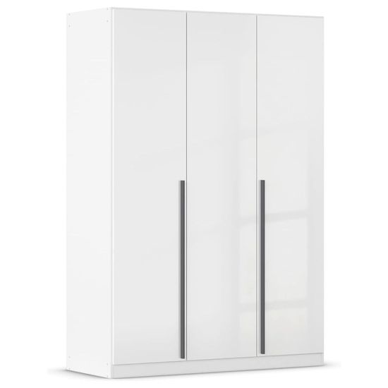 Rauch Alba 136cm 3 Door Wardrobe - White Gloss