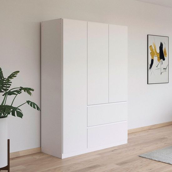 Rauch Joel 136cm 3 Door Wardrobe - Alpine White