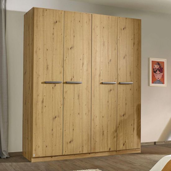 Rauch Modi 181cm 4 Door Wardrobe - Artisan Oak