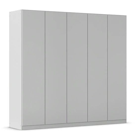Rauch Wingview Lite 226cm 5 Door Wardrobe - Silk Grey