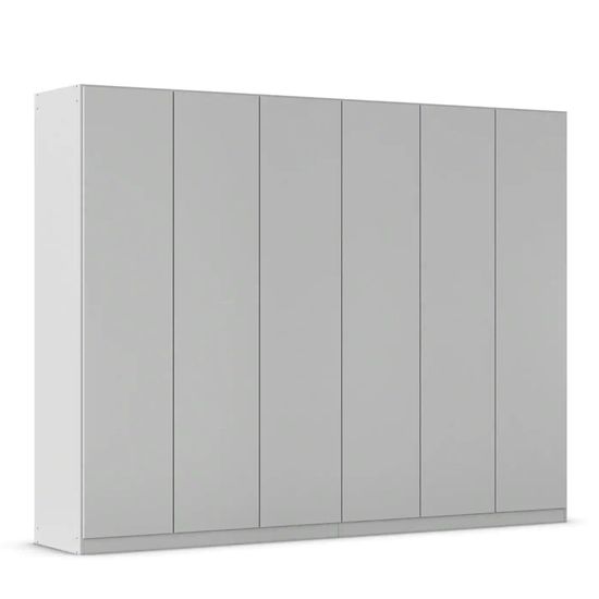 Rauch Wingview Lite 271cm 6 Door Wardrobe - Silk Grey