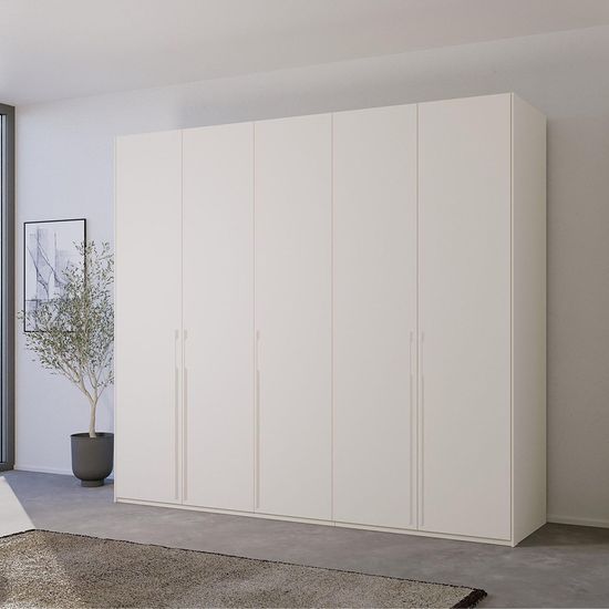 Rauch Skat Pure 251cm 5 Door Wardrobe - Alpine White