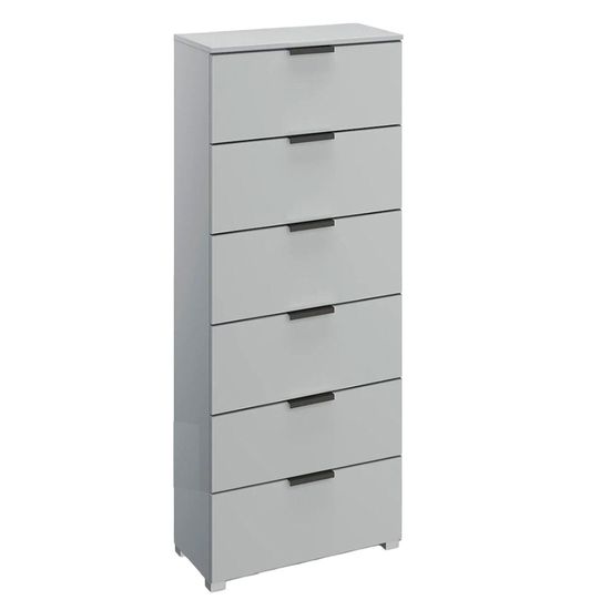 Rauch Skat Meridian 6 Drawer Tall Chest - Silk Grey