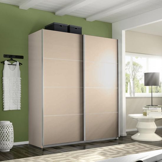 Rauch Belluno 181cm 2 Door Sliding Wardrobe - Champagne