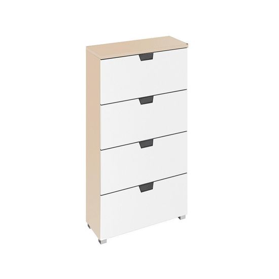 Rauch Aditio 4 Drawer Narrow Chest - Champagne and Alpine White