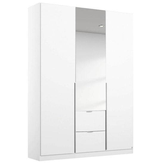 Rauch Memphis 136cm 3 Door Combi Wardrobe - Alpine White