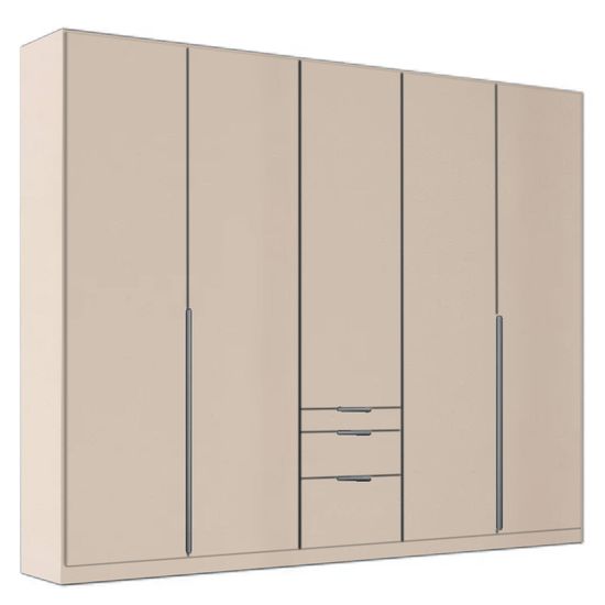 Rauch Alabama 226cm 5 Door Wardrobe with Drawer - Champagne