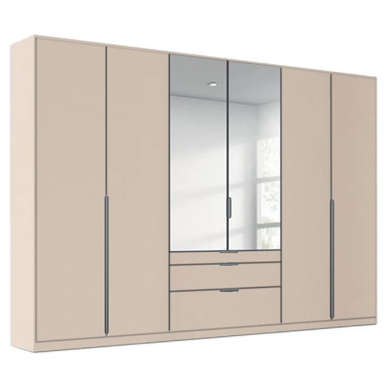 Rauch Alabama 271cm 6 Door Combi Wardrobe - Champagne